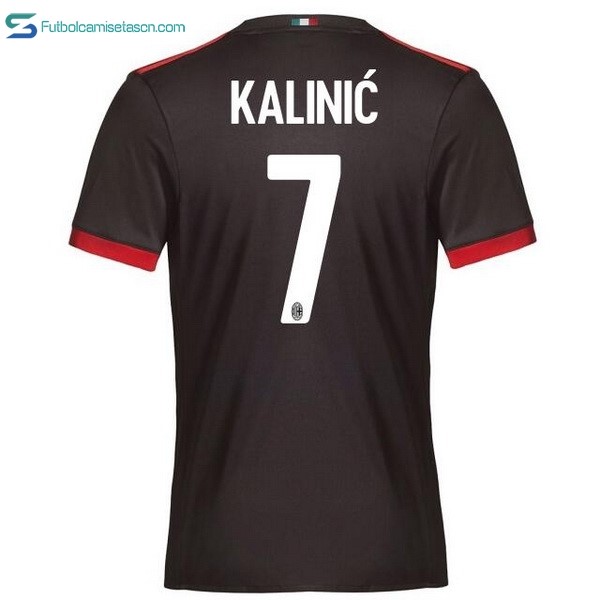 Camiseta Milan 3ª Kalinic 2017/18